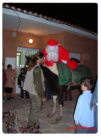 Llega Papá Noel a Caballo